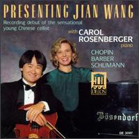 Presenting Jian Wang - Jian Wang (cello)