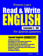 Preston Lee's Read & Write English Lesson 1 - 40 For Spanish Speakers
