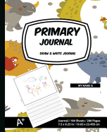 Primary Journal: Dinosaur (2), Primary Composition Draw & Write Journal, 7.5 in X 9.25 In, Soft Durable Cover, 100 Sheets - [primary Journals]
