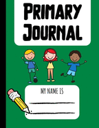 Primary Journal: Dotted Midline and Picture Space - K-2 Kindergarten to Second Grade Creative Story Tablet - Primary Ruled - 100 Pages
