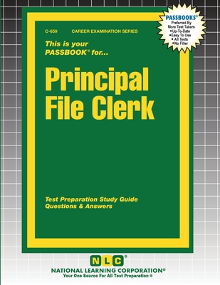 Principal File Clerk - Passbooks (Compiled by)