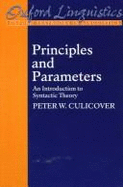Principles and Parameters - Culicover, Peter W.