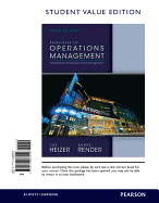 Principles of Operations Management, Student Value Edition