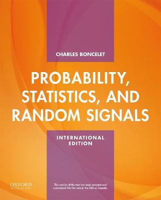 Probability, Statistics, and Random Signals - Boncelet, Charles