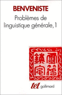 Problemes de Linguistique Generale - Benveniste, Emile