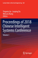 Proceedings of 2018 Chinese Intelligent Systems Conference: Volume I