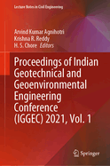 Proceedings of Indian Geotechnical and Geoenvironmental Engineering Conference (IGGEC) 2021, Vol. 1