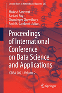 Proceedings of International Conference on Data Science and Applications: Icdsa 2021, Volume 2