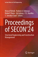 Proceedings of SECON'24: Structural Engineering and Construction Management