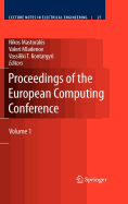 Proceedings of the European Computing Conference: Volume 1