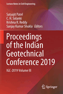 Proceedings of the Indian Geotechnical Conference 2019: Igc-2019 Volume III