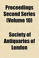 Proceedings Second Series Volume 10