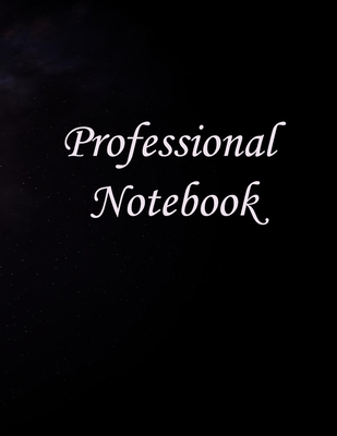 Professional Notebook: notebook organizer, 150 Pages, Large (8.5 x 11 inches). - Adam Book