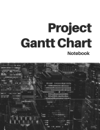 Project Gantt Chart Notebook: Cityscape Ideal for Project and Productivity Management Program, Design, Plan and Manage Any Project With This 8 week Horizontal Bar Graph Full Sized Soft Cover Book Makes Organizing and Goal Setting Easy