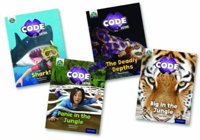 Project X CODE Extra: Green Book Band, Oxford Level 5: Jungle Trail and Shark Dive, Mixed Pack of 4 - Pimm, Janice, and Powell, Jillian, and Scott, Kate