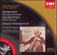 Prokofiev: Sinfonia Concertante; Miaskovsky: Cello Concerto - Alexander Dedyuhkin (piano); Mstislav Rostropovich (cello); Malcolm Sargent (conductor)
