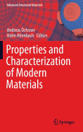 Properties and Characterization of Modern Materials