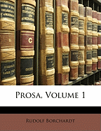 Prosa, Volume 1