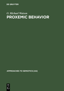 Proxemic Behavior: A Cross-Cultural Study