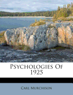 Psychologies of 1925