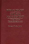 Public Policy and College Management: Title III of the Higher Education ACT