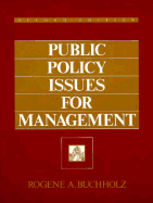 Public Policy Issues for Management