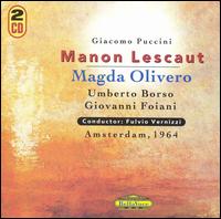 Puccini: Manon Lescaut - Ferdinando Lidonni (vocals); Giovanni Foiani (vocals); Giuseppe Venditelli (vocals); Joop Ruivenkamp (vocals);...