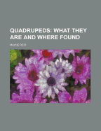 Quadrupeds: What They Are and Where Found