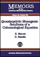Quasianalytic Monogenic Solutions of a Cohomological Equation