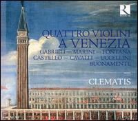 Quattro Violini a Venezia - Brengre Sardin (harp); Claire Piganiol (harp); Ensemble Clematis; Marion Martineau (bass viol);...