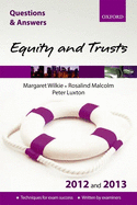 Questions and Answers Equity and Trusts 2012 and 2013