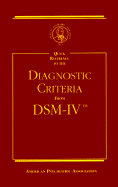 Quick Reference to the Diagnostic Criteria from DSM-IV