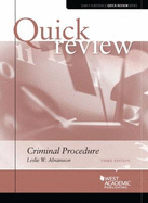 Quick Review of Criminal Procedure