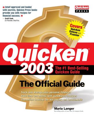 Quicken (R) 2003: The Official Guide (2003) (2003) - Langer, Maria