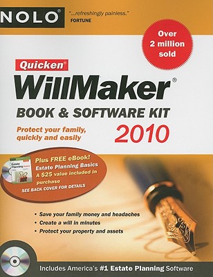 Quicken Willmaker: Book & Software Kit - Nolo Press (Creator)