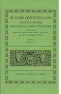 Quintilian Institutionis Oratoriae Vol. I