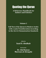 Quoting the Quran: A Reference Handbook for Authors and Scholars