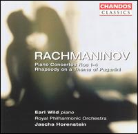 Rachmaninov: Piano Concertos Nos. 1-4; Rhapsody on a Theme of Paganini - Earl Wild (piano); Royal Philharmonic Orchestra; Jascha Horenstein (conductor)