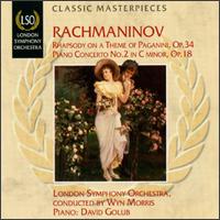 Rachmaninov: Rhapsody on a Theme of Paganini; Piano Concerto No. 2 in C minor, Op. 18 - David Golub (piano); London Symphony Orchestra; Wyn Morris (conductor)