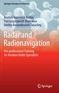 Radar and Radionavigation: Pre-professional Training for Aviation Radio Specialists