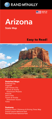 Rand McNally Easy to Read Folded Map: Arizona State Map - Rand McNally