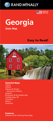 Rand McNally Easy to Read Folded Map: Georgia State Map - Rand McNally