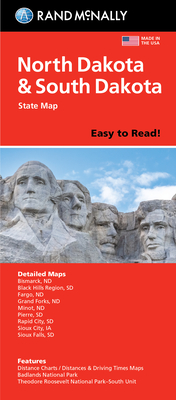 Rand McNally Easy to Read Folded Map: North Dakota, South Dakota State Map - Rand McNally