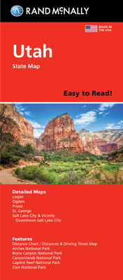 Rand McNally Easy to Read Folded Map: Utah State Map - Rand McNally