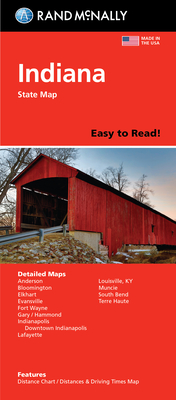 Rand McNally Easy to Read: Indiana State Map - Rand McNally