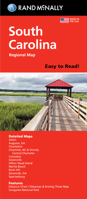 Rand McNally Easy to Read: South Carolina State Map - Rand McNally