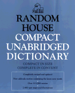 Random House Compact Unabridged Dictionary: Book Only