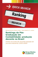 Rankings da Ps-Graduao em Contabilidade: produo docente no Brasil