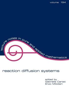 Reaction Diffusion Systems - Caristi, Gabriela (Editor), and Mitidieri, Enzo (Editor)