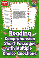 Reading Comprehension Short Passages with Multiple Choice Questions Grades 1: Unleash Your Child's Potential! Engaging Reading Comprehension Passages for Grades 1! Exciting Multiple Choice Questions Included! Boost Learning Today!